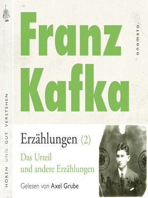 cover image of Franz Kafka _ Erzählungen (2), Das Urteil _ und andere Erzählungen